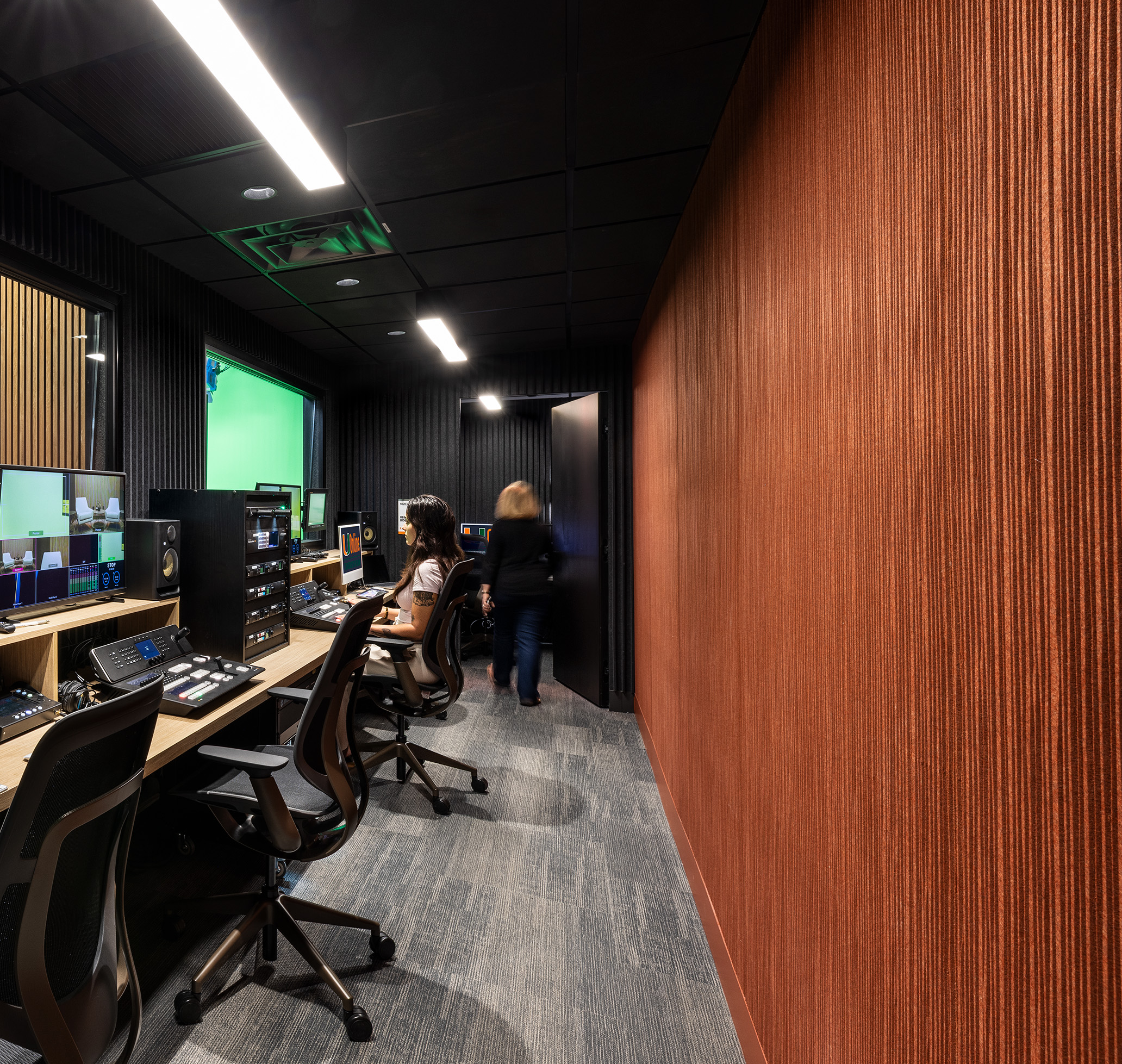Broadcast control room
